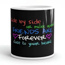 Mr UVD White & Black Typography Printed Ceramic Matte Mug 350 ml image 2