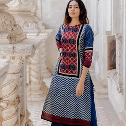 Anni Designer Women Printed Regular Kurta with Palazzos image 2