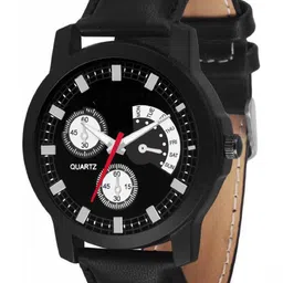 Miss Perfect Unisex Dial & Leather Straps Analogue Watch D748-picture-27