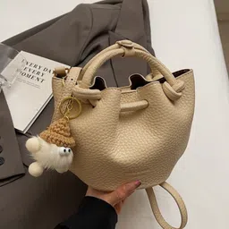 KPOP Textured Structured Small Casual Handheld Bag-picture-11