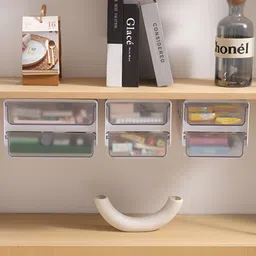 HOKIPO Transparent 2-Tier Drawer Organiser image 4