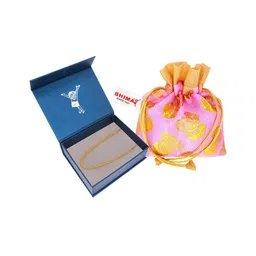 BHIMA 22K BIS Hallmark 916 Purity Yellow Gold Plain Chain image 2