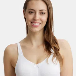 Jockey Wirefree Non Padded Cotton Full Coverage Solid Moulded Everyday Bra-FE41-picture-15