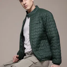 The Roadster Lifestyle Co. Mock-Collar Padded Jacket-picture-17