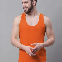 Friskers Round Neck Pure Cotton Skin Friendly Gym Vests-picture-14