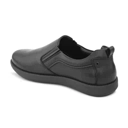 San Frissco Men Leather Round Toe Formal Slip-Ons Shoes image 4