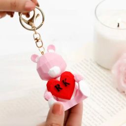 Teddy Love Personalized 3D Keychain-picture-10