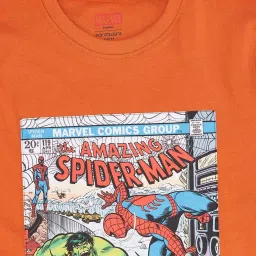 Pantaloons Junior Rusty Brown Cotton Printed Full Sleeves T-Shirt image 4