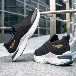 Red Tape Men's Black Walking Shoes-picture-29