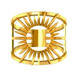 P.C. Chandra Jewellers 18k Gold Gorgeous Cluster Ring for Women-picture-13