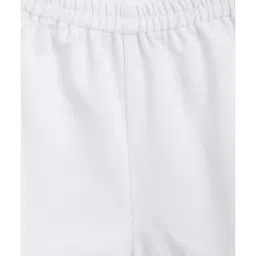 Nauti Nati Kids Yellow & White Embroidered Top with Shorts image 4