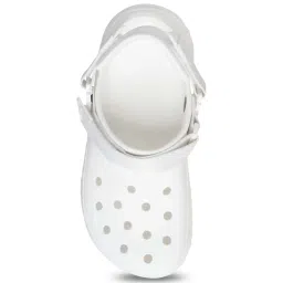 Crocs Men's Classic White Back Strap Clogs image 4