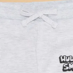 Pantaloons Baby Grey Cotton Printed Trackpants image 4