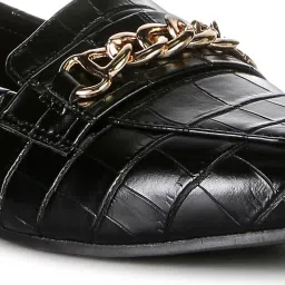 London Rag Women's Bro Zone Black Casual Loafers image 4