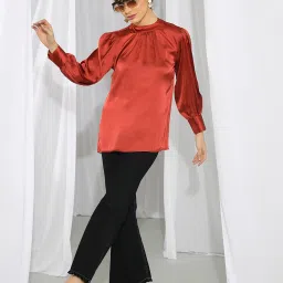 Kotty Brown Regular Fit Top image 4