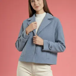 DressBerry Notched Lapel Single-Breasted Blazer-picture-16