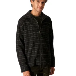 Selected Homme Black Slim Fit Printed Jacket image 1