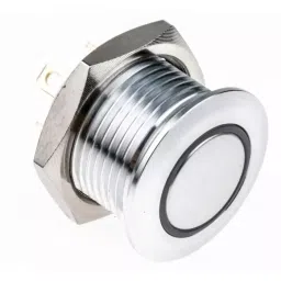RS PRO Illuminated Push Button Switch Momentary 16 mm SPST White LED 36 V DC, 1758549-picture-14