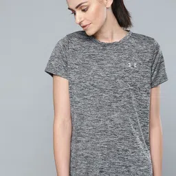 UNDER ARMOUR Women Grey Tech SSC Twist T-shirt-picture-25