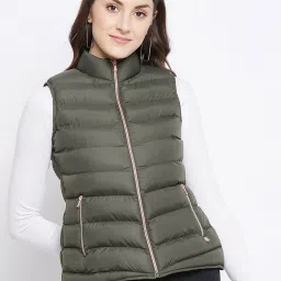 Duke Olive Quilted Jacket image 1