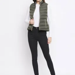 Duke Olive Quilted Jacket image 4