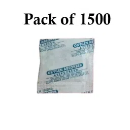 Ecofresh 100 cc Oxygen Absorber Pouch for Usage in Food Packaging, Pharmaceuticals & More (Pack of 1500) image 2