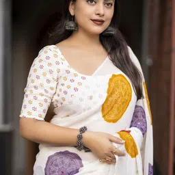 Mitera Bandhani Printed Georgette Bandhani Saree image 3