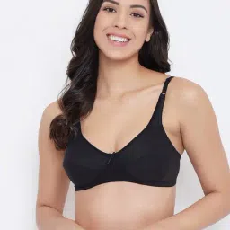 Clovia Black Non Wired Non Padded Full Coverage Bra-picture-42