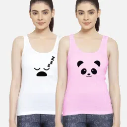 Friskers Multicolor Printed Camisole (Pack Of 2)-picture-35