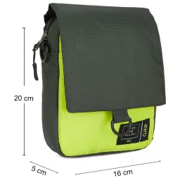 Ajile by Pantaloons Green Color Block Medium Cross Body Bag image 4