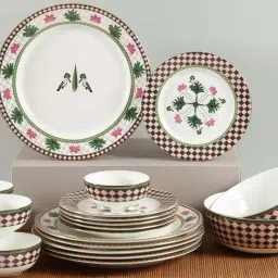 india circus by krsnaa mehta India Circus Multicolor Ceramic Dinner Set-picture-22