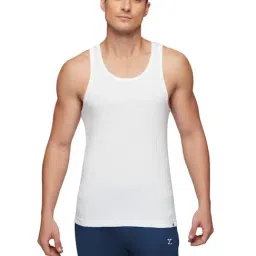 XYXX White Regular Fit Vest-picture-18
