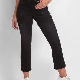 Spykar Black Cotton Mid Rise Jeans-picture-34