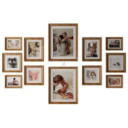 Art Street Zing Brown Wood Photo Frame - Set of 12 image 4