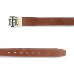 Tommy Hilfiger Tan & Navy Taastrup Leather Reversible Belt image 4
