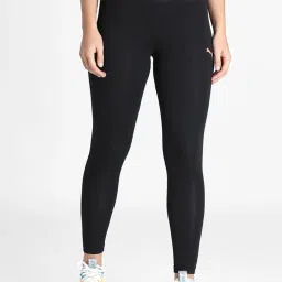 Puma Black Cotton Tights image 1