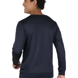 Rock.it Navy Blue Regular Fit Printed Sweatshirt image 2