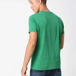 Pepe Jeans Green Slim Fit Crew T-Shirt image 2