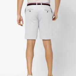 celio Celio* White Cotton Regular Fit Shorts image 2