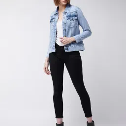 Miss Chase Blue Full Sleeves Jacket image 4