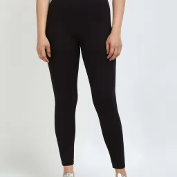 TOMMY HILFIGER Black Plain Leggings image 1