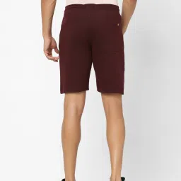 celio Celio* Maroon Cotton Regular Fit Shorts image 2