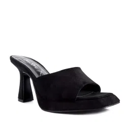 London Rag Women's Black Casual Sandals image 2