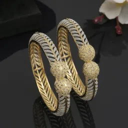 YouBella Gold Plated Stylish Bangles image 1