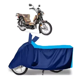 Auto Pearl Two Wheeler Cover for TVS XL 100 - Cyan, Blue-picture-14