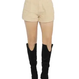 London Rag Beige Cotton Regular Fit Shorts-picture-18