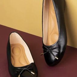 Inc.5 Women's Black Flat Ballets-picture-38
