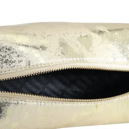 Forever 21 Golden Printed Pouch image 4