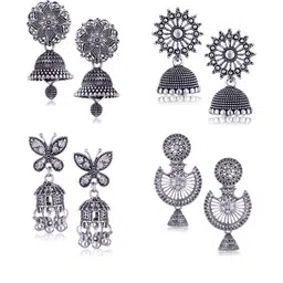 DIVASTRI Silver-Plated Alloy Earrings-image-93