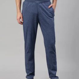 Van Heusen Blue Cotton Regular Fit Trackpants-picture-34